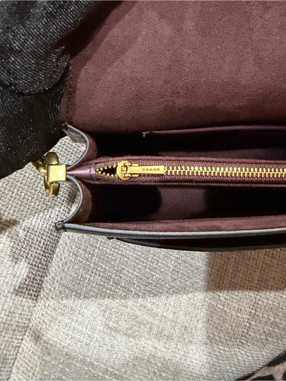 Coach Tabby Shoulder Bag 26 in Black Leather